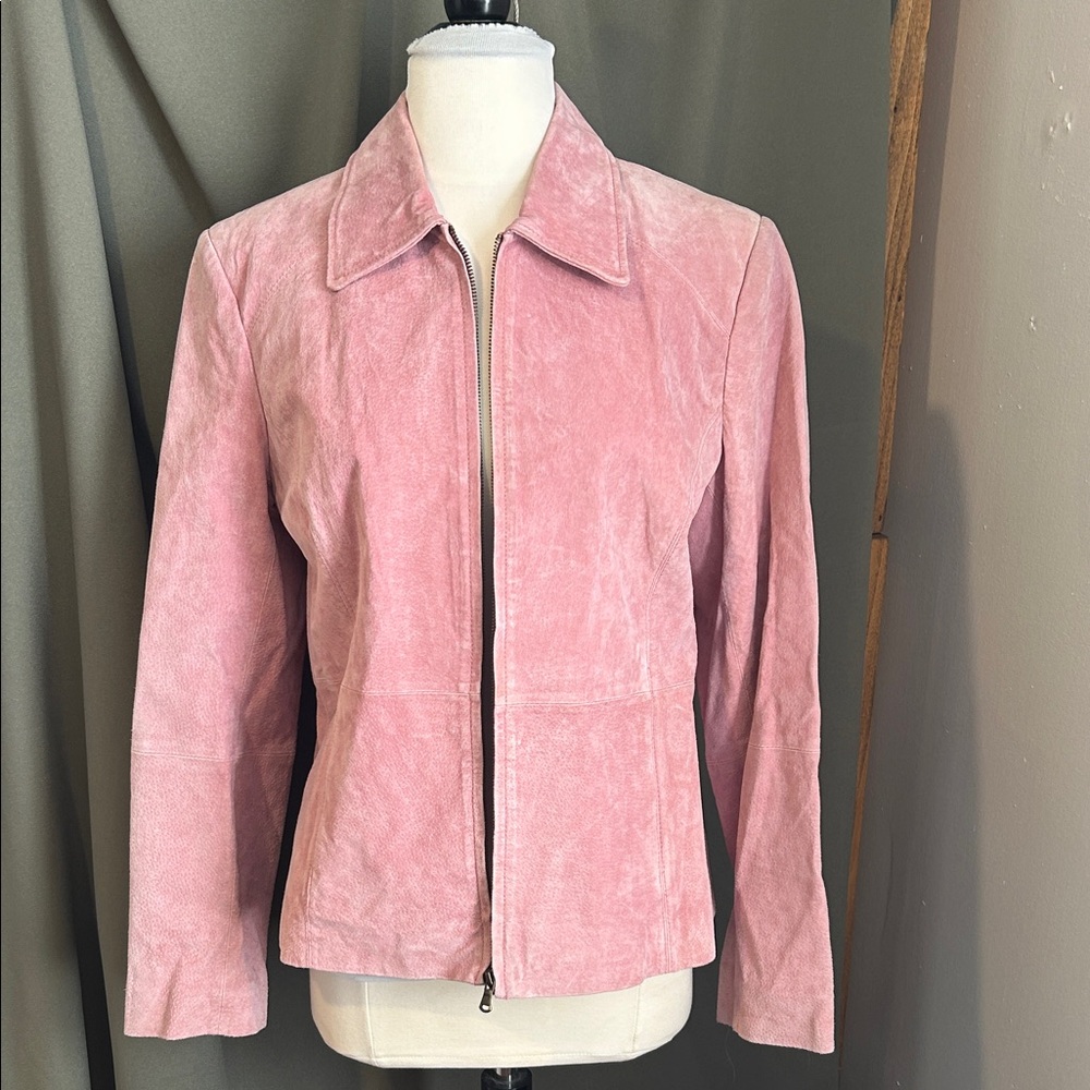 Relativity Vintage Pink Suede Jacket